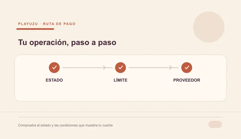Pasos para localizar el estado de un depósito