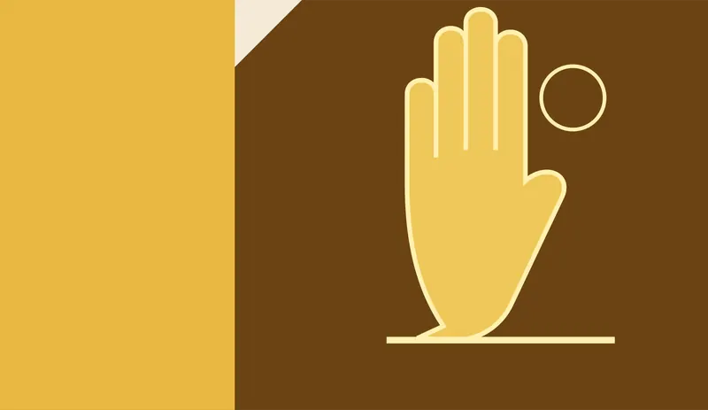 The Hand of Midas: mano dorada y dedos extendidos